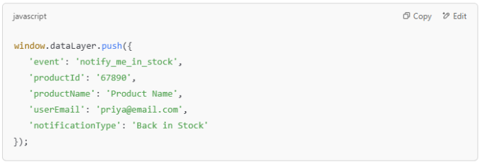 Notify me when in stock